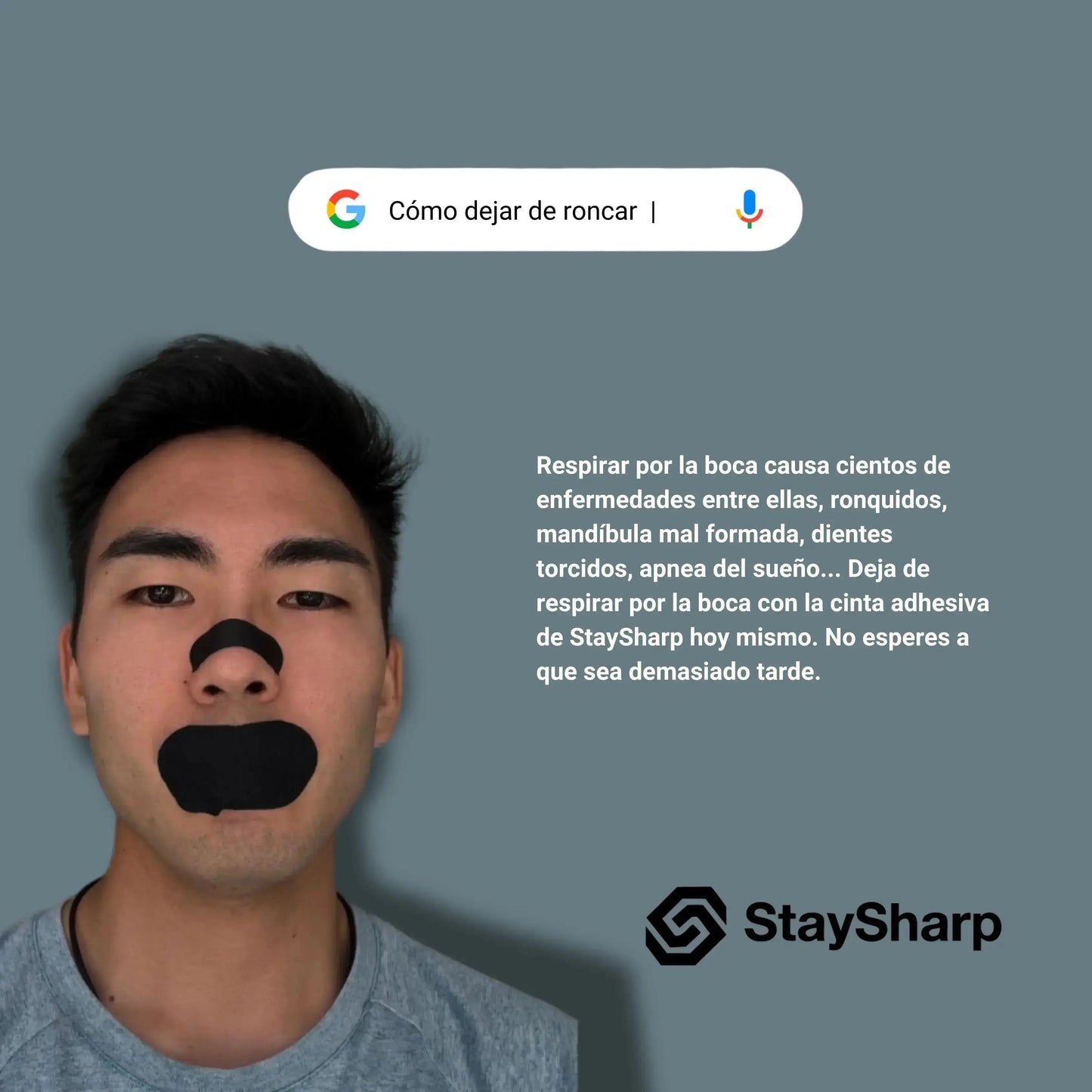 Parche bucal StaySharp (Mouth tape)