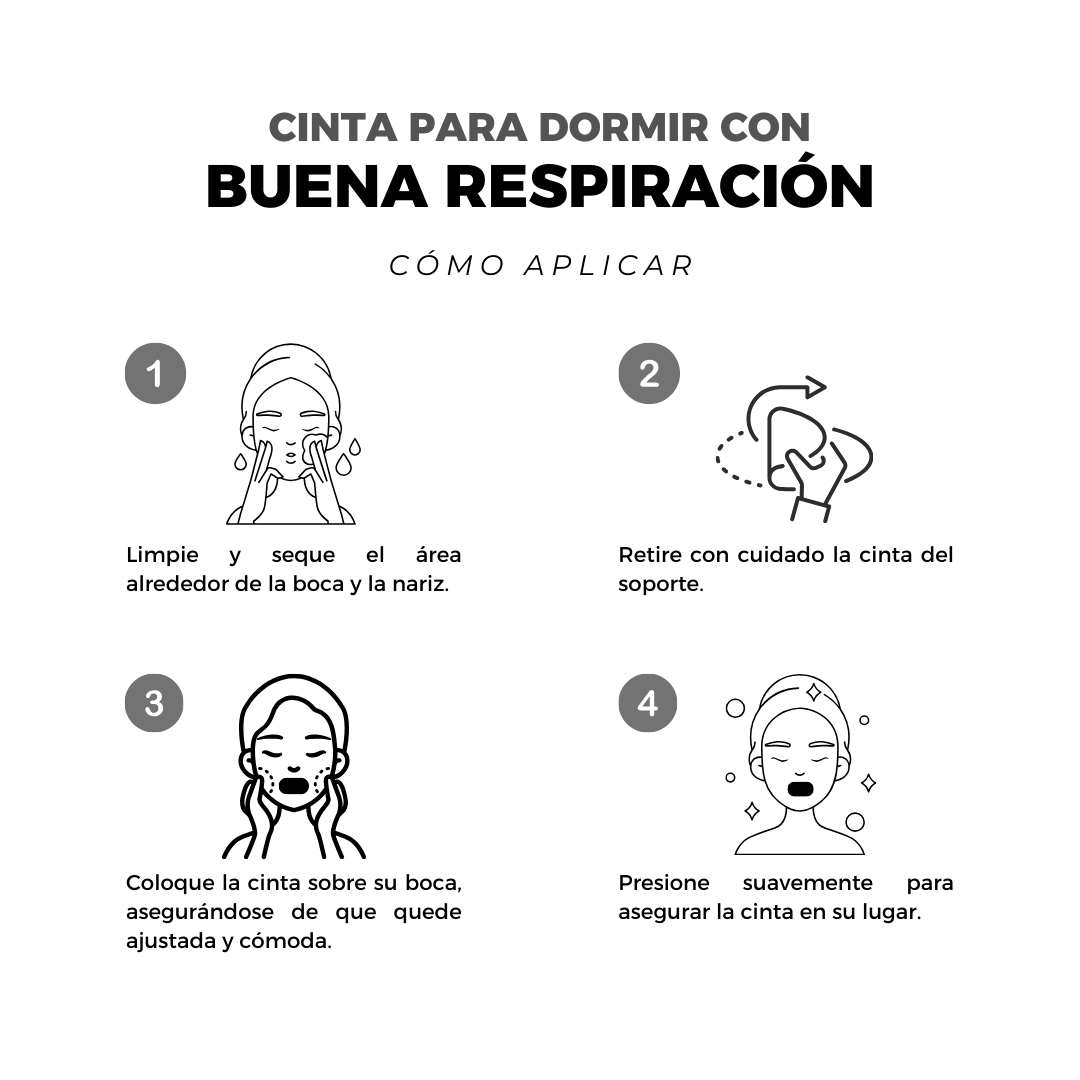 Parche bucal con hueco StaySharp (Mouth tape)