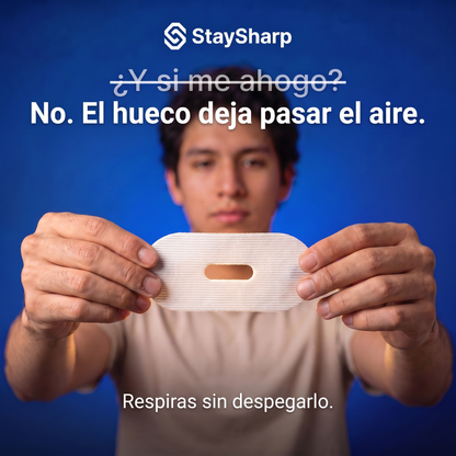 Parche bucal con orificio + Tira nasal StaySharp