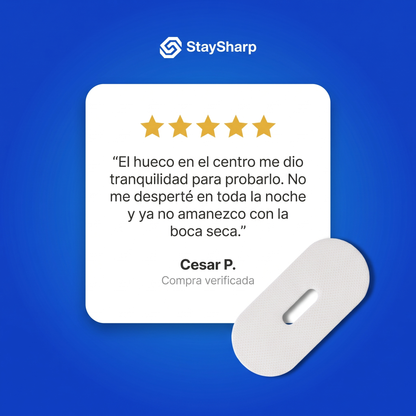Parche bucal con hueco StaySharp (Mouth tape)