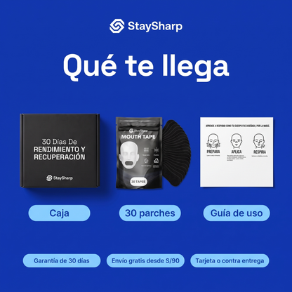 Parche bucal StaySharp (Mouth tape)