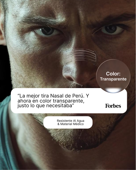 Tira nasal transparente StaySharp