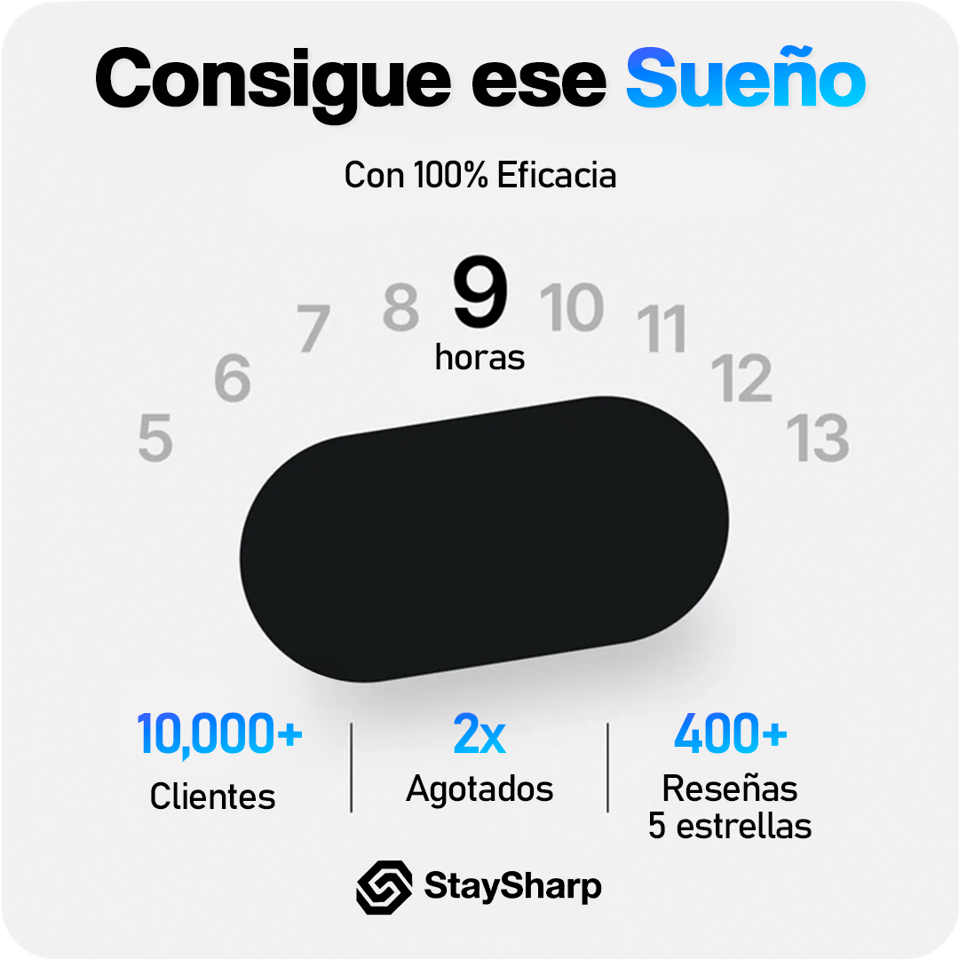 Parche bucal Negro + Tira nasal StaySharp