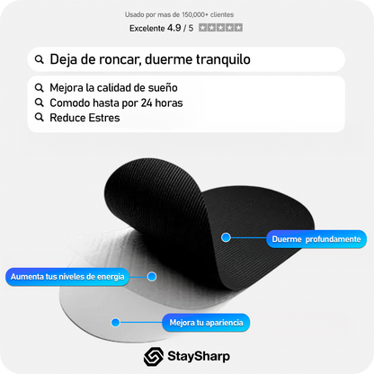 Parche bucal StaySharp (Mouth tape)