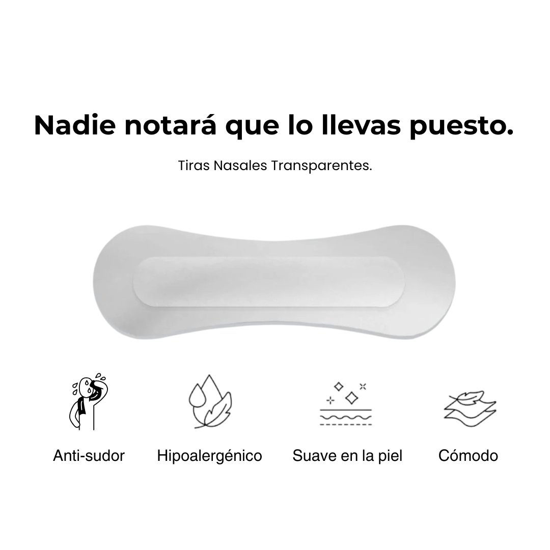 Tira nasal transparente StaySharp