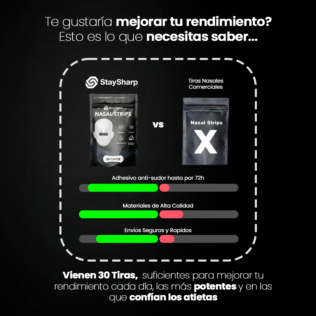 Parche bucal con orificio + Tira nasal StaySharp