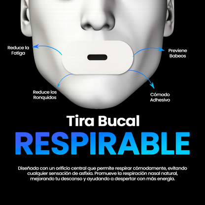 Parche bucal con orificio + Tira nasal StaySharp