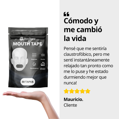 Parche bucal con orificio + Tira nasal StaySharp
